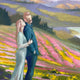 Original art for sale at UGallery.com | Fields of Dreams - Commission by Jesse Aldana | $2,400 | oil painting | 24' h x 36' w | thumbnail 4