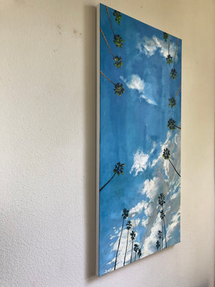 Skyscrapers by Jesse Aldana |  Side View of Artwork 