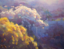Original art for sale at UGallery.com | Shimmer by Jinny Tomozy | $1,100 | acrylic painting | 20' h x 20' w | thumbnail 4