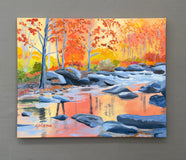 Original art for sale at UGallery.com | Afternoon Delight by JoAnn Golenia | $1,250 | acrylic painting | 24' h x 30' w | thumbnail 3