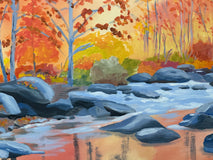 Original art for sale at UGallery.com | Afternoon Delight by JoAnn Golenia | $1,250 | acrylic painting | 24' h x 30' w | thumbnail 4