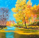 Original art for sale at UGallery.com | North Carolina Starship by JoAnn Golenia | $1,550 | acrylic painting | 30' h x 30' w | thumbnail 1