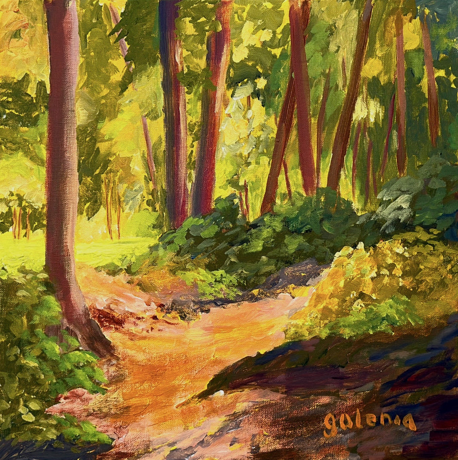 Spring Hike by JoAnn Golenia |  Artwork Main Image 