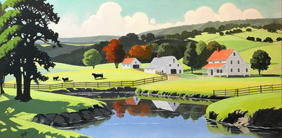 Farm at Corner Creek by John Jaster | Artwork Main Image