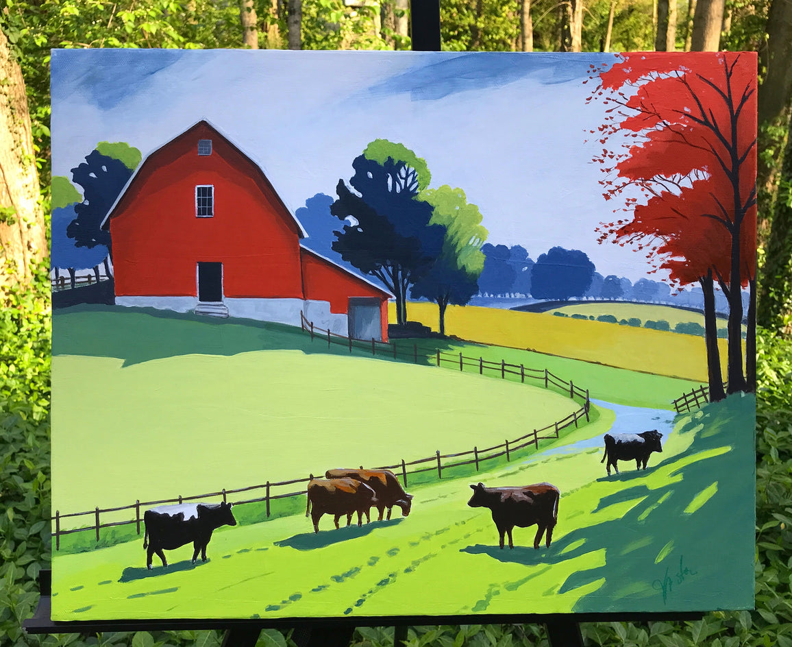 Out for a Stroll by John Jaster |  Context View of Artwork 
