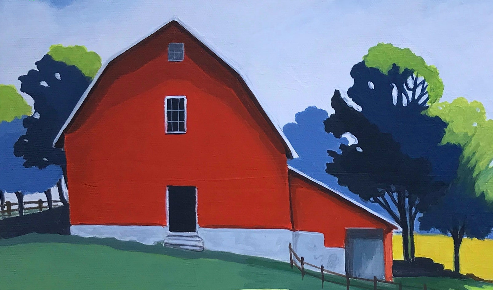 Out for a Stroll by John Jaster |  Closeup View of Artwork 