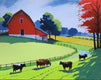 Original art for sale at UGallery.com | Out for a Stroll by John Jaster | $700 | acrylic painting | 16' h x 20' w | thumbnail 1