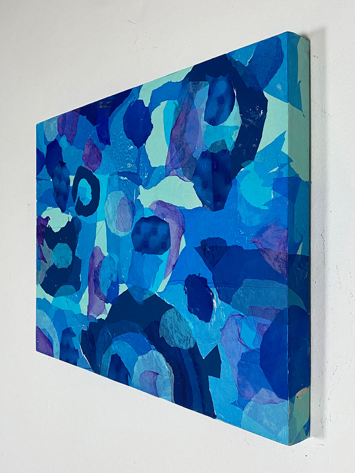 Faliraki by Johnny Karwan |  Side View of Artwork 