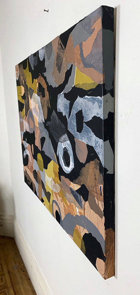 Sahara by Johnny Karwan |  Side View of Artwork 