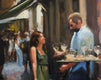 Original art for sale at UGallery.com | Tapas Night in San Sebastian by Jonelle Summerfield | $625 | oil painting | 14' h x 11' w | thumbnail 4