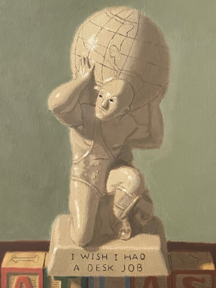 Atlas by Jose H. Alvarenga |  Closeup View of Artwork 
