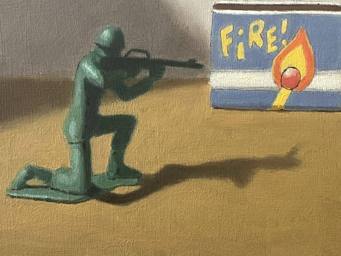 Fire! 2 by Jose H. Alvarenga |   Closeup View of Artwork 