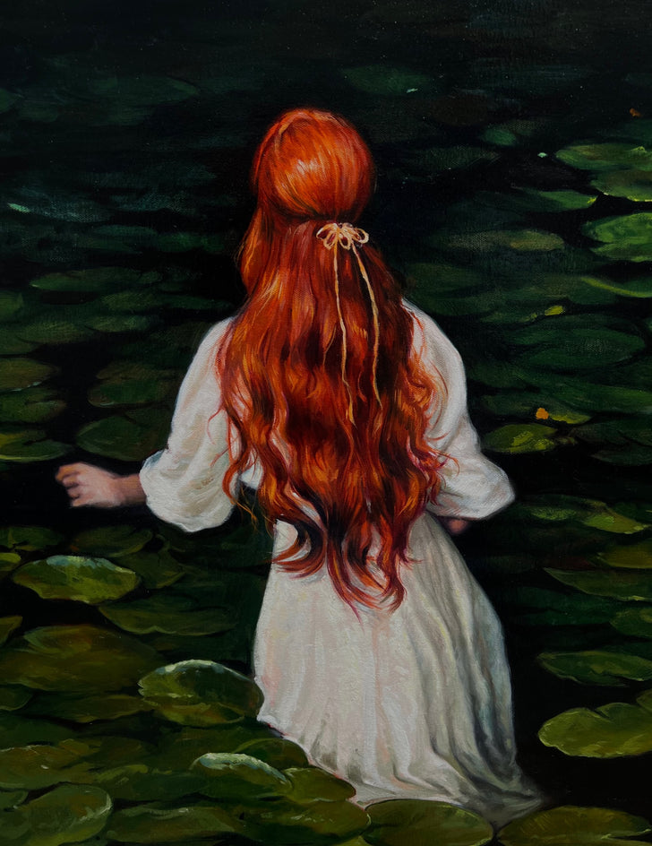 Immersed in Darkness by Jose Luis Bermudez |  Closeup View of Artwork 