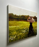 Original art for sale at UGallery.com | The Happiness of Each Flower by Jose Luis Bermudez | $3,800 | oil painting | 36' h x 48' w | thumbnail 2