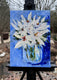 Original art for sale at UGallery.com | February Flowers by Judy Mackey | $350 | oil painting | 10' h x 8' w | thumbnail 3
