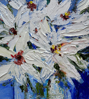 February Flowers by Judy Mackey |   Closeup View of Artwork 