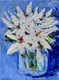 Original art for sale at UGallery.com | February Flowers by Judy Mackey | $350 | oil painting | 10' h x 8' w | thumbnail 1