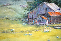 Original art for sale at UGallery.com | Early to Rise by Judy Mudd | $775 | watercolor painting | 11' h x 15' w | thumbnail 4