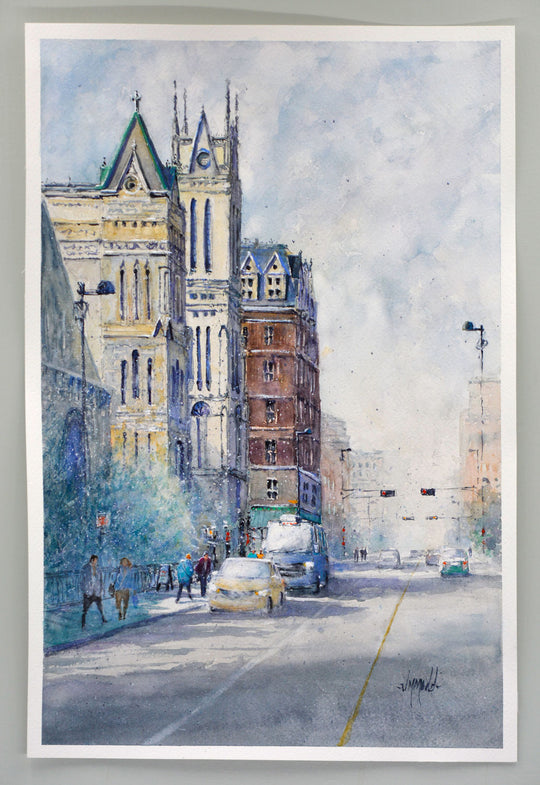 Gothic Reflections by Judy Mudd - watercolor painting | UGallery