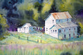 Original art for sale at UGallery.com | Laundry Day by Judy Mudd | $625 | watercolor painting | 10.25' h x 13' w | thumbnail 4