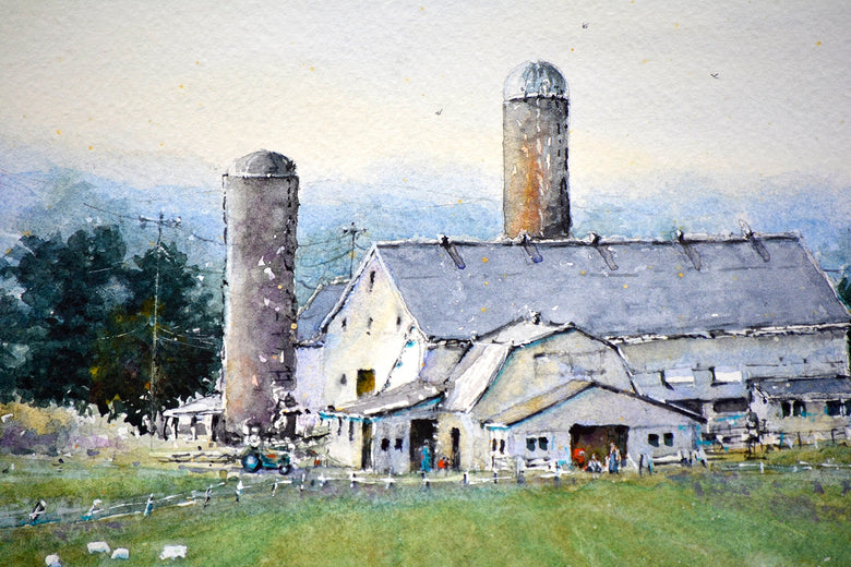 Near Strasburg by Judy Mudd |   Closeup View of Artwork 