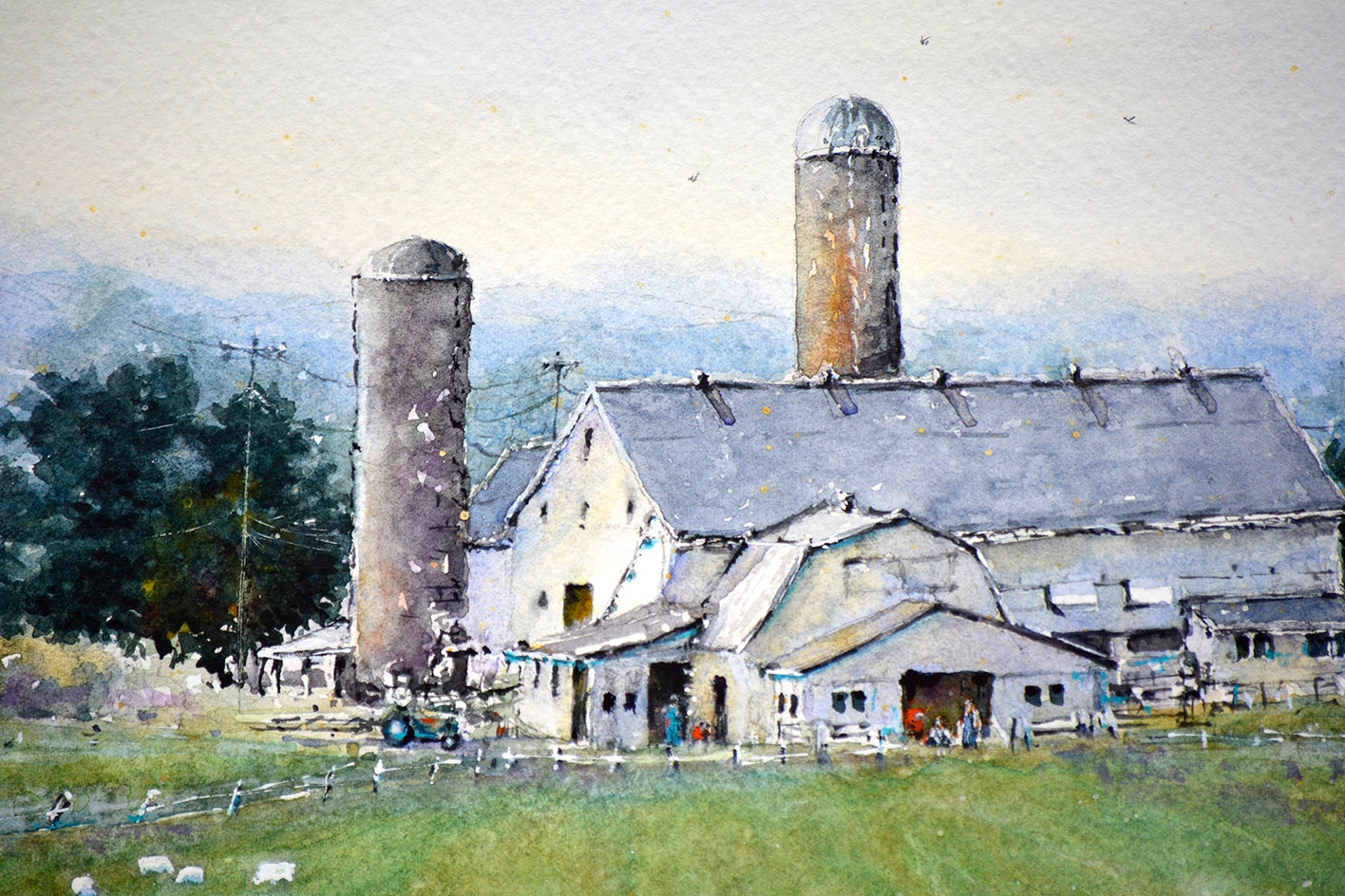 Near Strasburg by Judy Mudd |  Closeup View of Artwork 