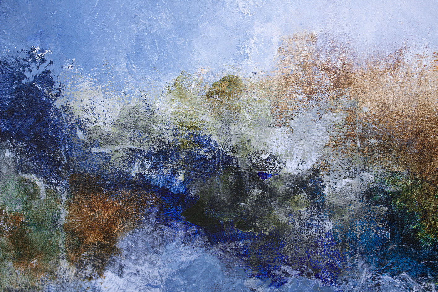 The Clearing by Karen Hansen |  Closeup View of Artwork 