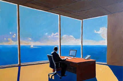 oil painting by Keith Thomson titled Gilded Cage