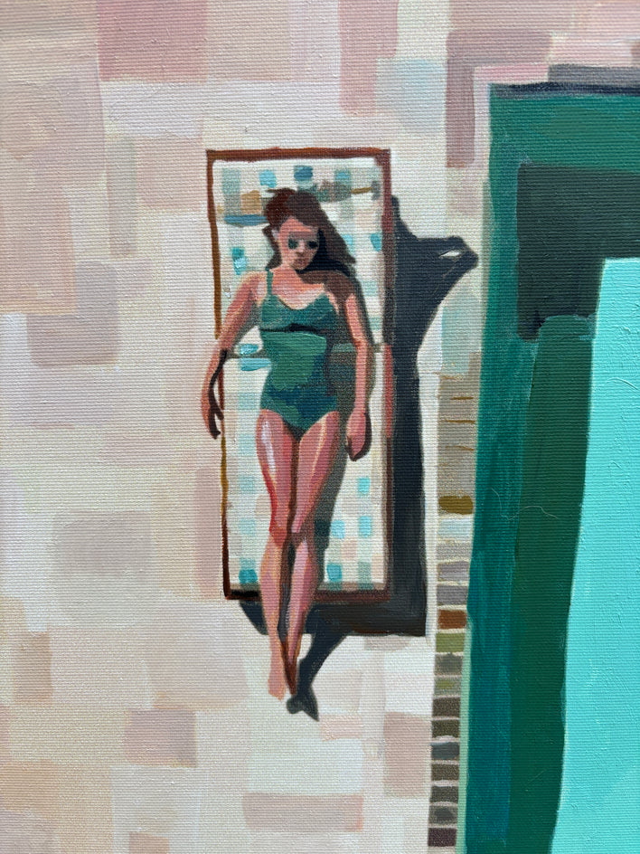 He Was Cute When He Was Little by Keith Thomson |  Closeup View of Artwork 