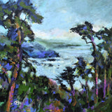 Original art for sale at UGallery.com | Down the Coast by Kip Decker | $1,400 | acrylic painting | 30' h x 30' w | thumbnail 4