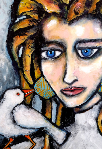 The Mentor by Lee Smith |   Closeup View of Artwork 