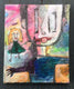 Original art for sale at UGallery.com | Love on the Playground by Libby Ramage | $475 | mixed media artwork | 12' h x 9' w | thumbnail 2