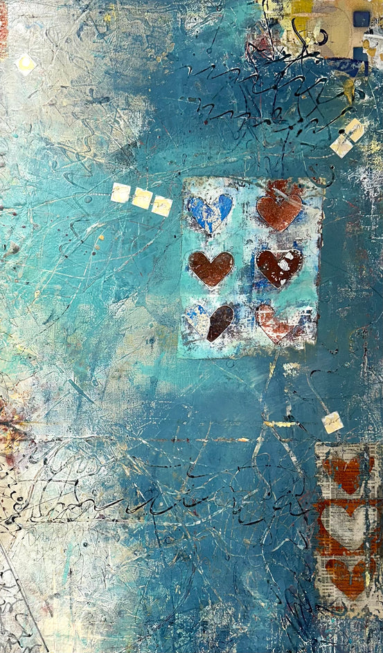 Always Time by Linda Shaffer |  Closeup View of Artwork 