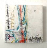 Original art for sale at UGallery.com | Writing to You by Linda Shaffer | $325 | mixed media artwork | 12' h x 12' w | thumbnail 3