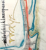 Original art for sale at UGallery.com | Writing to You by Linda Shaffer | $325 | mixed media artwork | 12' h x 12' w | thumbnail 4