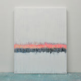 Original art for sale at UGallery.com | Pink Bliss by Lisa Carney | $1,425 | acrylic painting | 30' h x 24' w | thumbnail 3