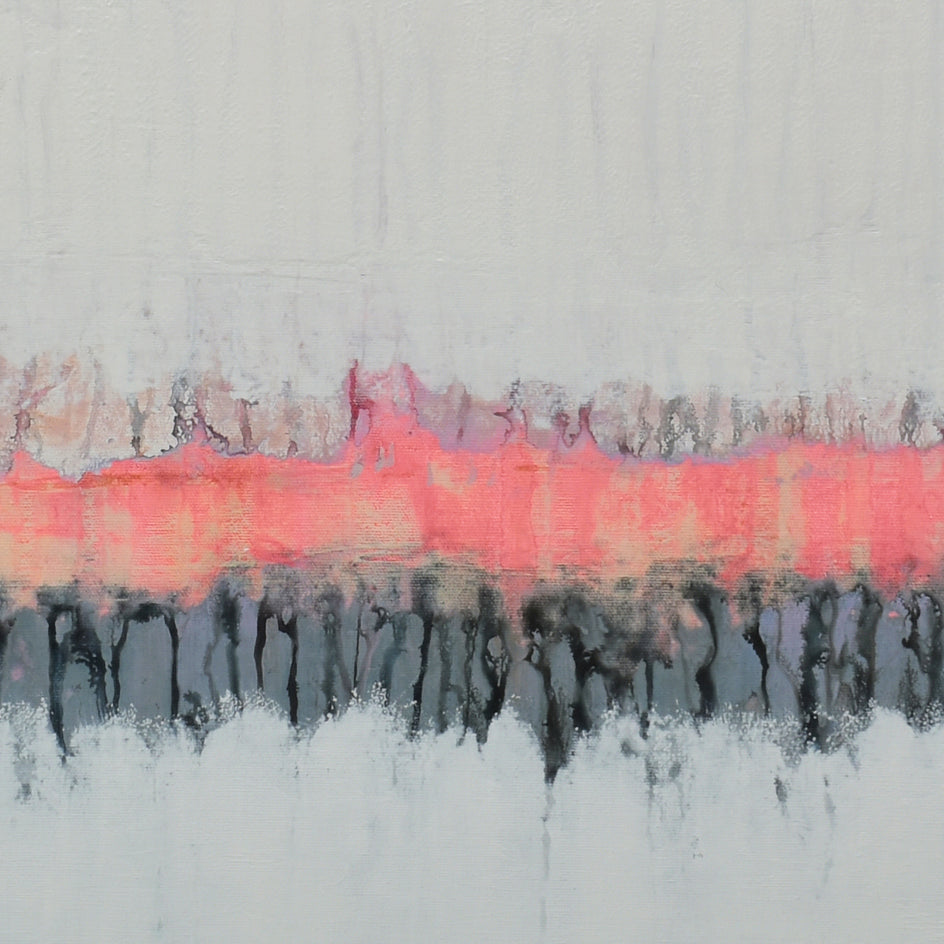 Pink Bliss by Lisa Carney |  Closeup View of Artwork 