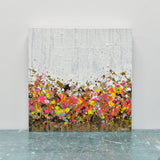 Original art for sale at UGallery.com | Winterberry by Lisa Carney | $525 | acrylic painting | 12' h x 12' w | thumbnail 4