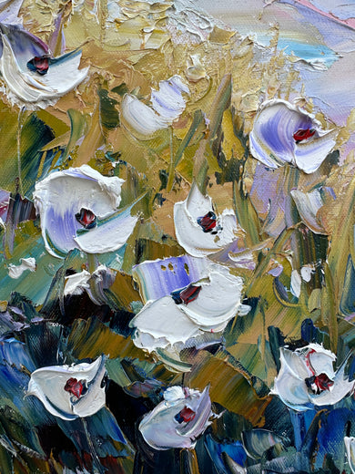 Coastal Dance by Lisa Elley |   Closeup View of Artwork 