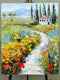 Original art for sale at UGallery.com | Harmony of Blossoms by Lisa Elley | $875 | oil painting | 30' h x 24' w | thumbnail 3