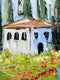 Original art for sale at UGallery.com | Harmony of Blossoms by Lisa Elley | $875 | oil painting | 30' h x 24' w | thumbnail 4