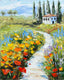 Original art for sale at UGallery.com | Harmony of Blossoms by Lisa Elley | $875 | oil painting | 30' h x 24' w | thumbnail 1