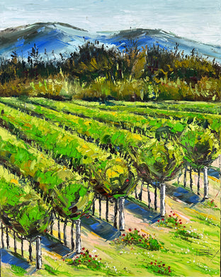 Napa Valley Greens by Lisa Elley |  Artwork Main Image 