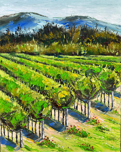 Napa Valley Greens by Lisa Elley |  Artwork Main Image 