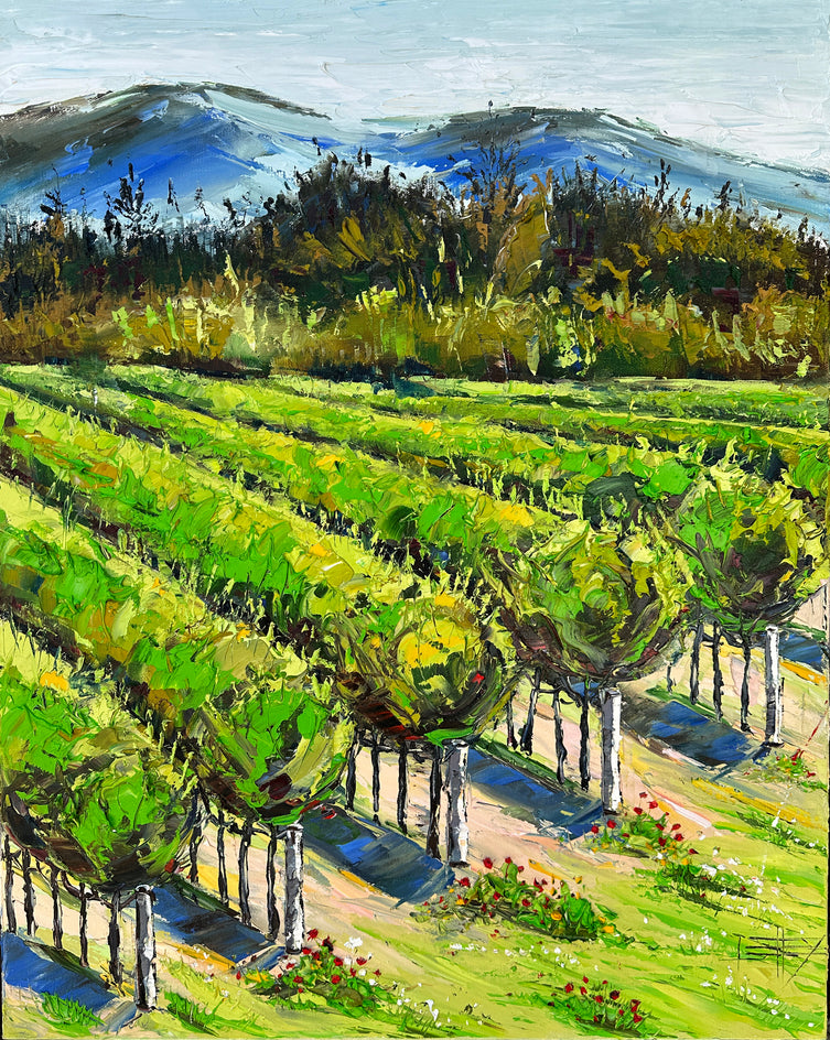 Napa Valley Greens by Lisa Elley |  Artwork Main Image 