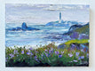 Original art for sale at UGallery.com | The Slow Coast by Lisa Elley | $425 | oil painting | 12' h x 16' w | thumbnail 3