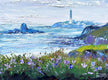 Original art for sale at UGallery.com | The Slow Coast by Lisa Elley | $425 | oil painting | 12' h x 16' w | thumbnail 1