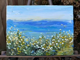 Wildflower and Blues by Lisa Elley |  Context View of Artwork 