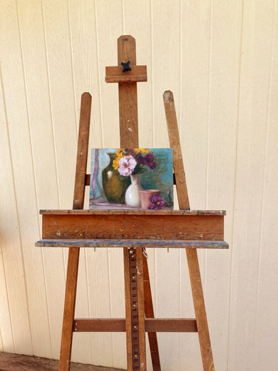 Lavender Pansy by Lisa Nielsen |  Context View of Artwork 