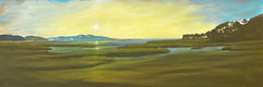 Original art for sale at UGallery.com | Awakening II by Mandy Main | $3,000 | oil painting | 20' h x 60' w | thumbnail 1